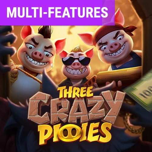 Three Crazy Piggies ทดลองเล่นสล็อต